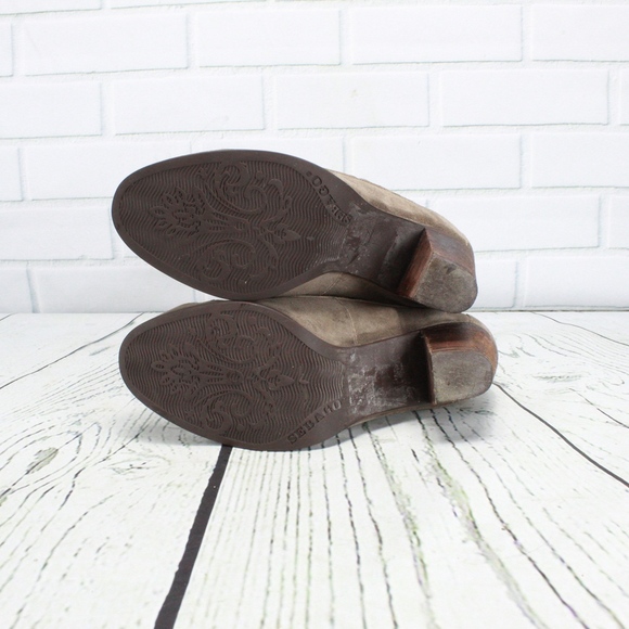 Sebago Tan Brown Suede Heeled Ashton Ankle Boots 9 - Picture 8 of 8